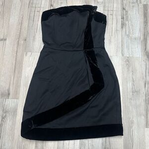 Black Strapless Dress